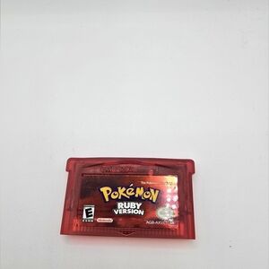Pokémon Gameboy Advance Game Ruby Version - Reproduction